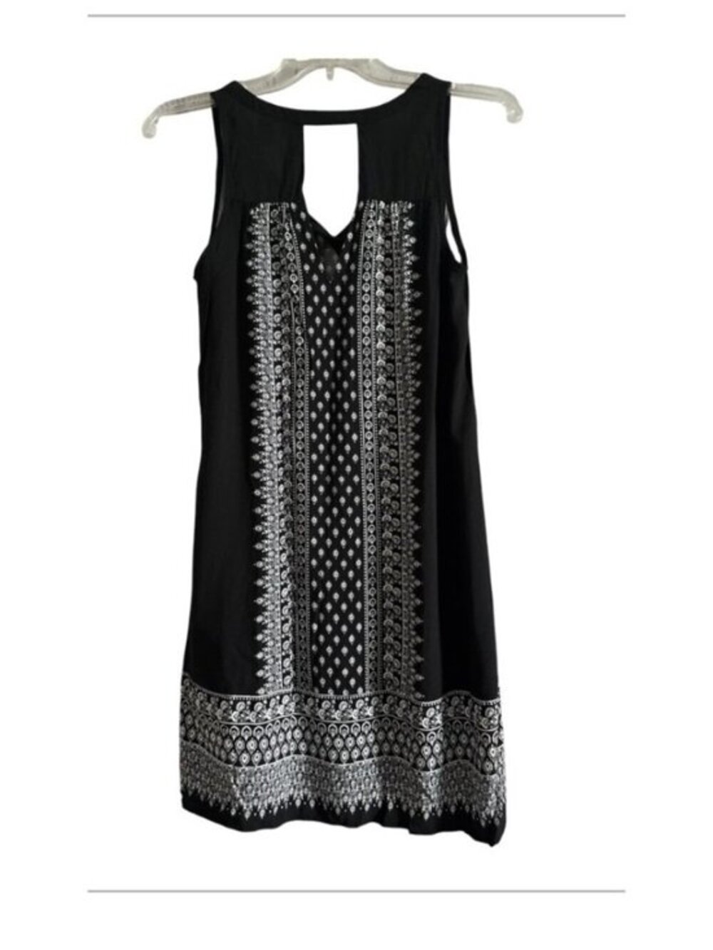 Old Navy Black & White Sleeveless Summer Dress Size XS